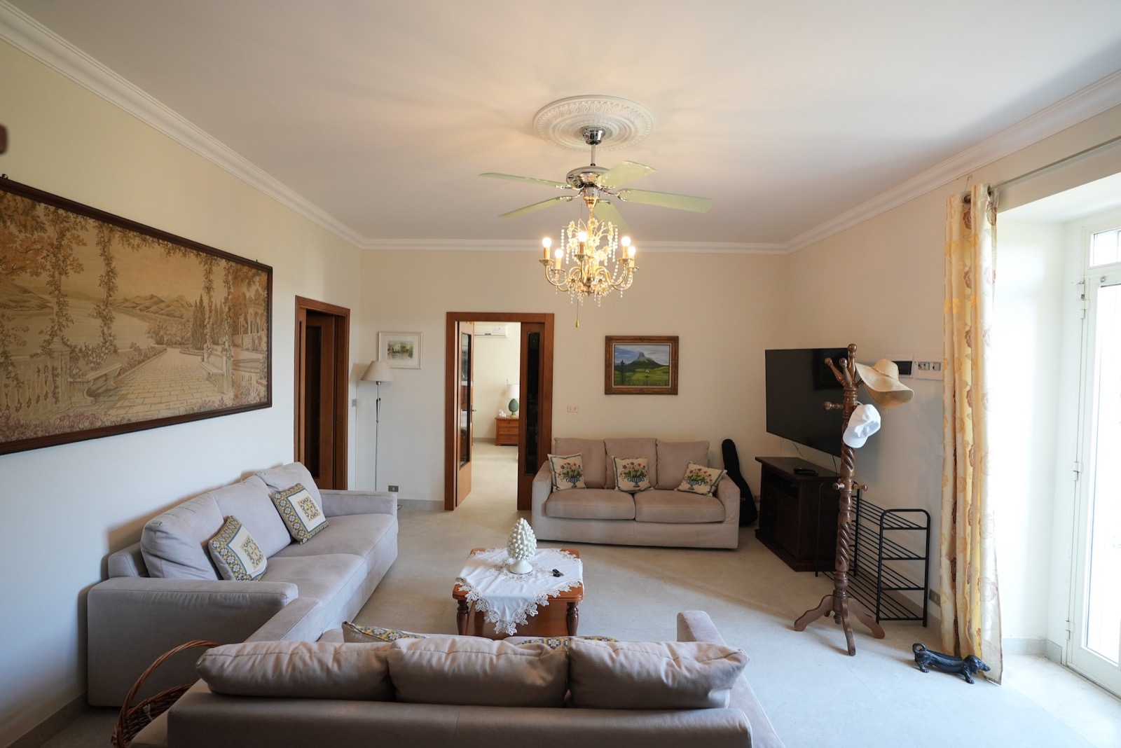 Interior of the family villa